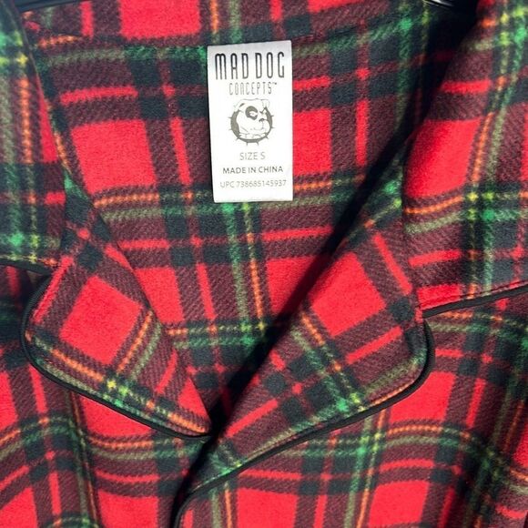 Mad Dog Concepts Holiday Pajamas Red Plaid NWT Small - Picture 3 of 6